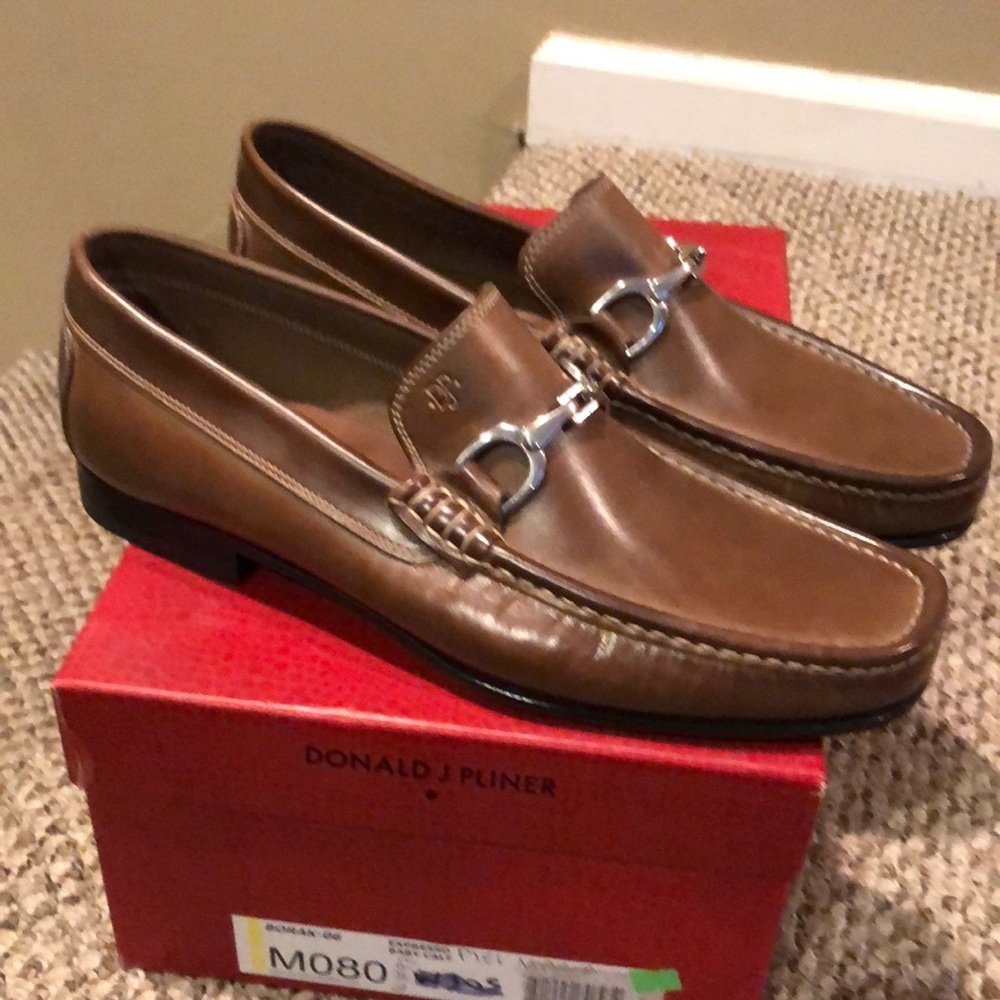 Expresso leather loafers